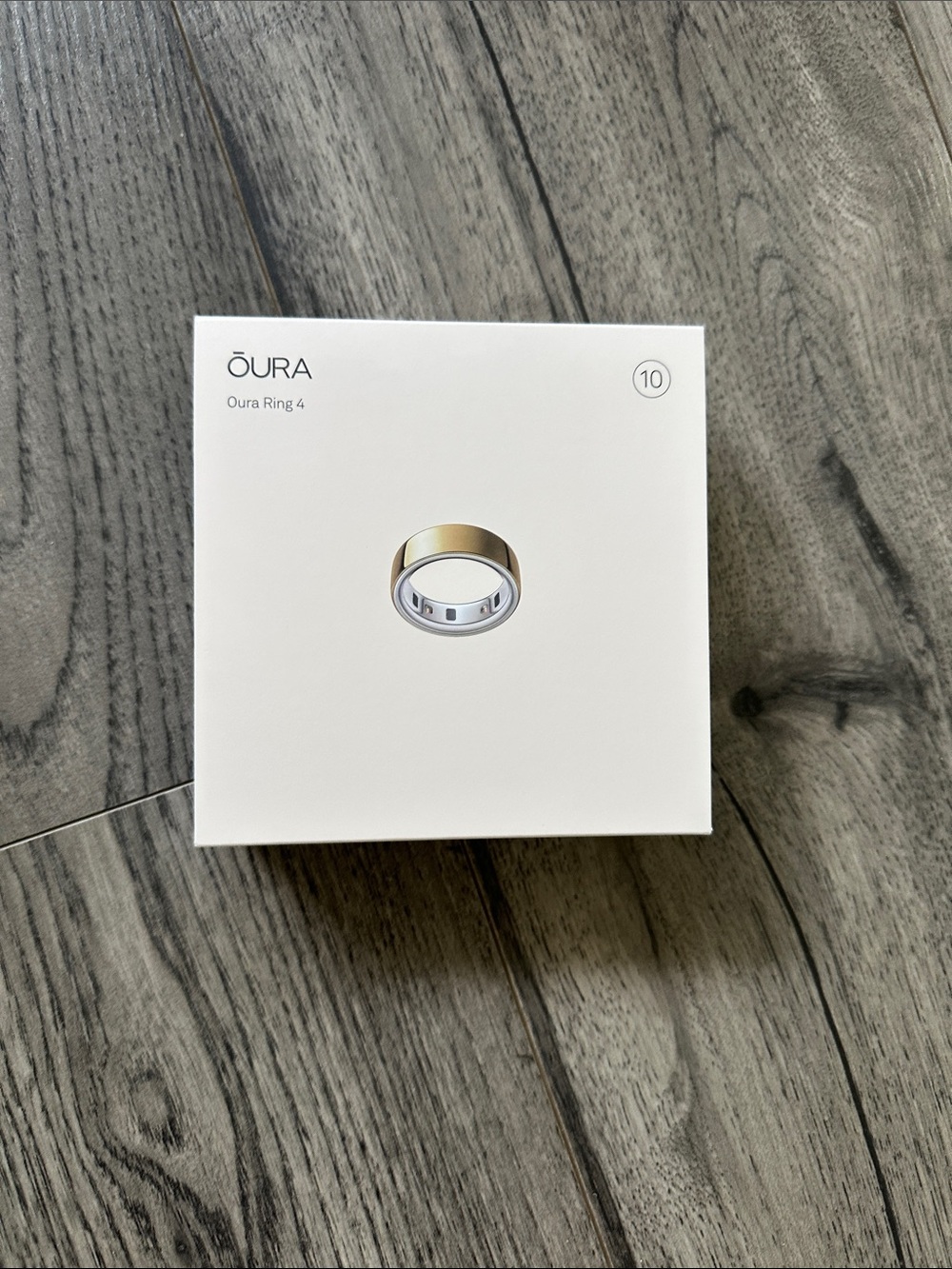 Oura Ring Gen 4 Smart Ring in Gold Size 10